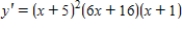 <strong>Use logarithmic differentiation to find the derivative of the function. </strong> A) B) C) D)