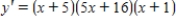 <strong>Use logarithmic differentiation to find the derivative of the function. </strong> A) B) C) D)