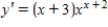 <strong>Use logarithmic differentiation to find the derivative of the function. </strong> A) B) C) D)