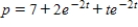 The price of a certain commodity in dollars per unit at time t (measured in weeks) is given by . What is the price of the commodity at t = 0? $__________ / unit How fast is the price of the commodity decreasing at t = 0? $__________ / wk Find the equilibrium price of the commodity.