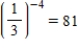 ​Express the equation in logarithmic form. ​   ​