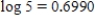 Use the facts that and to find the value of the logarithm. Round your answer to four decimal places.