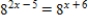 Solve the equation for   . ​   ​