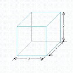 <strong>A rectangular box is to have a square base and a volume of 4 ft.<sup>3</sup>. If the material for the base costs 20 cent/square foot, the material for the sides costs 30 cent/square foot, and the material for the top costs 10 cent/square foot, determine the dimensions of the box that can be constructed at minimum cost. </strong> A) B) C) D) 
