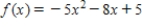 Determine where the function is concave upward. ​   ​