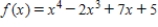 Determine where the function is concave upward. ​   ​