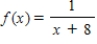 Determine where the function is concave downward. ​   ​