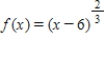 Determine where the function is concave downward. ​   ​
