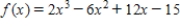 Find the inflection points, if any, of the function. ​   ​