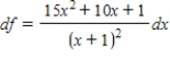 <strong>Find the differential of the function. </strong> A) B) C) D) E)