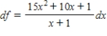 <strong>Find the differential of the function. </strong> A) B) C) D) E)