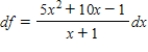 <strong>Find the differential of the function. </strong> A) B) C) D) E)