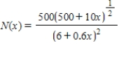 <strong>A sociologist has found that the number of serious crimes in a certain city each year is described by the function , where x (in cents/dollar deposited) is the level of reinvestment in the area in conventional mortgages by the city's ten largest banks. Use differentials to estimate the change in the number of crimes if the level of reinvestment changes from 18 /dollar deposited to 26 /dollar deposited. Round to the nearest integer</strong> A)Decrease of 60 crimes/yr. B)Decrease of 24 crimes/yr. C)Decrease of 56 crimes/yr. D)Decrease of 57 crimes/yr.