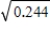 Use a differential to approximate the quantity. Round the result to the nearest thousandth, if necessary. __________