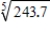 Use a differential to approximate the quantity. Round the result to the nearest thousandth, if necessary. __________