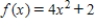 Let Find the derivative f '(x) of f(x). __________ Find the equation of the tangent line to the curve at the point . __________ Select the correct graph of f(x) by answering A, B, or C. __________ A B C