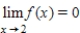 <strong>Use the graph of the function f to find , and , if the limit exists. </strong> A) ; ; B) ; ; C) ; ; does not exist D) ; ;