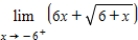 <strong>Find the one-sided limit, if it exists. </strong> A) -36 B) -6 C) 81 D) 9 E) The limit does not exist
