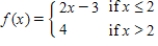 <strong>A function f is continuous at the point if the following conditions are satisfied. 1) is defined. 2) exists. 3) . Determine the values of x, if any, at which the function is discontinuous. At each point of discontinuity, state the condition(s) for continuity that are violated. </strong> A) ; conditions 1, 2 B) ; conditions 2, 3 C) ; conditions 1, 2 D) ; condition 2 E) Continuous everywhere.