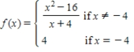 <strong>A function f is continuous at the point if the following conditions are satisfied. 1) is defined. 2) exists. 3) . Determine the values of x, if any, at which the function is discontinuous. At each point of discontinuity, state the condition(s) for continuity that are violated. </strong> A) ; conditions 1, 2 B) ; conditions 1, 2 C) ; condition 3 D) ; condition 2 E) Continuous everywhere