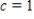 <strong>Use the intermediate value theorem to find the value of c such that . </strong> A) B) C) D)