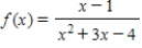 Find the values of x for which the function is continuous. 