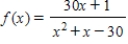 Find the values of x for which the function is continuous. 