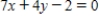 <strong>Find an equation of the line in general form that passes through the point (5, 8) and is perpendicular to the line . </strong> A) B) C) D) E) 