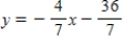 <strong>Find an equation of the line in general form that passes through the point (5, 8) and is perpendicular to the line . </strong> A) B) C) D) E) 