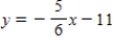 <strong>Find an equation of the line in general form that passes through the point (-6, 6) and is parallel to the line . </strong> A) B) C) D) E) 