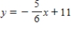 <strong>Find an equation of the line in general form that passes through the point (-6, 6) and is parallel to the line . </strong> A) B) C) D) E) 