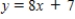 <strong>Find an equation of the line that has slope and y-intercept . </strong> A) B) C) D) E) 