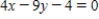 Find an equation of the line that passes through the point and is parallel to the line