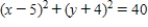 <strong>Find an equation of the circle that satisfies the conditions. Center and passes through . </strong> A) B) C) D) E)