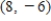 <strong>Find the coordinates of the points that are 10 units away from the origin and have an x-coordinate equal to 8. </strong> A) B) C) and D) and E) and