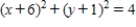 <strong>Find an equation of the circle with radius 2 and center (-3, -5). </strong> A) B) C) D) E)