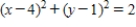 <strong>Find an equation of the circle with radius 2 and center (-3, -5). </strong> A) B) C) D) E)