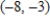 <strong>Find the coordinates of the points that are 5 units away from the origin and have a y-coordinate equal to -3. </strong> A) and B) and C) and D) and E) and