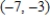 <strong>Find the coordinates of the points that are 5 units away from the origin and have a y-coordinate equal to -3. </strong> A) and B) and C) and D) and E) and