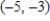 <strong>Find the coordinates of the points that are 5 units away from the origin and have a y-coordinate equal to -3. </strong> A) and B) and C) and D) and E) and