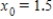 Use the Newton method to approximate the indicated zero of the function. Continue with the iteration until two successive approximations differ by less than 0.0001. Round your answer to five decimal places, if necessary. The zero of between and , .