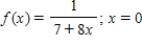 Find the Taylor series of the function at the indicated point. Give the interval of convergence for the series. 
