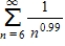 Determine whether the following p-series is convergent or divergent. 