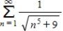 Use the comparison test to determine whether the series is convergent or divergent. 