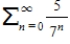 Consider the series . Determine whether the geometric series converges or diverges. If it converges, find its sum.