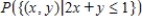 <strong>f is a joint probability density function on D. Find   . ​   ​</strong> A) ​   B) ​   C) ​   D) ​   E) ​   <div style=padding-top: 35px> 