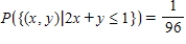 <strong>f is a joint probability density function on D. Find   . ​   ​</strong> A) ​   B) ​   C) ​   D) ​   E) ​   <div style=padding-top: 35px> 