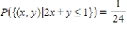 <strong>f is a joint probability density function on D. Find   . ​   ​</strong> A) ​   B) ​   C) ​   D) ​   E) ​   <div style=padding-top: 35px> 