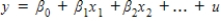 In the multiple regression model , if x<sub>1</sub> is correlated with u but the other independent variables are uncorrelated with u, then all of the OLS estimators are generally consistent.