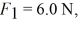<strong>Torque: A light triangular plate OAB is in a horizontal plane. Three forces, and act on the plate, which is pivoted about a vertical axes through point O. In the figure, <sub> </sub> <sub>2</sub> is perpendicular to OB. Consider the counterclockwise sense as positive. The sum of the torques about the vertical axis through point O, acting on the plate due to forces F<sub>1</sub>, F<sub>2</sub>, and F<sub>3</sub>, is closest to </strong> A) 4.1 N ∙ m. B) 5.4 N ∙ m. C) -4.1 N ∙ m. D) -5.4 N ∙ m. E) zero